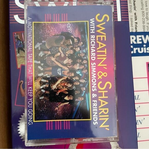vintage NOS Richard Simmons VHS & cassette exercise workout weight loss set - Picture 7 of 9